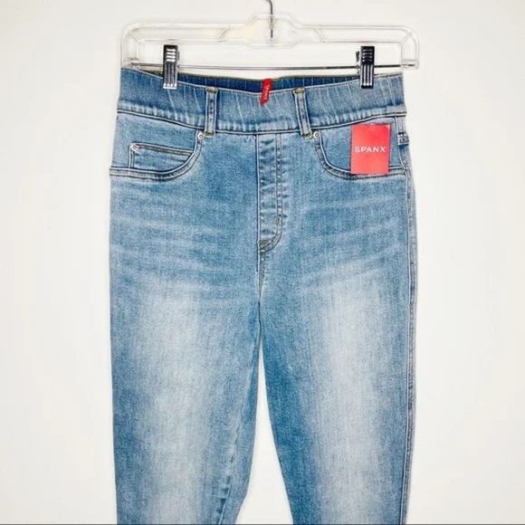 SPANX Skinny Jeans - High waisted -NWT - Light Blue- Size: SP - Picture 4 of 7